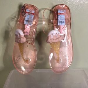 Katy Perry sandals. Clear jelly. Size 10